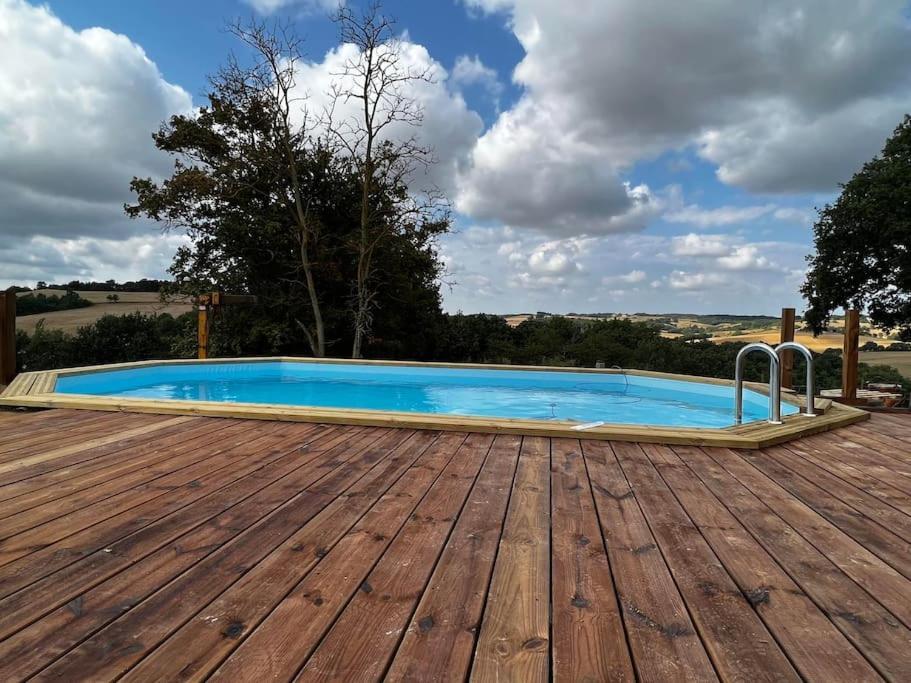 Gite A La Ferme Avec Jacuzzi Et Piscine Chauffee Saint-Felix-de-Tournegat Exterior foto